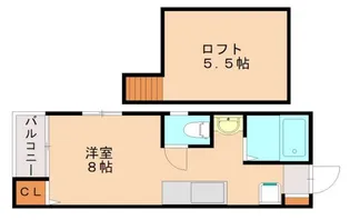 福岡県福岡市南区大楠3丁目【アパート】の間取り