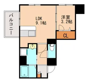 福岡県福岡市南区井尻5丁目【マンション】の間取り