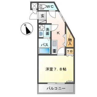 Claire K【1階】の間取り