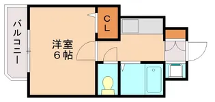 福岡県福岡市南区塩原4丁目【マンション】の間取り