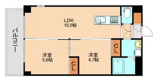 庭園レジデンス西館【202号室】の間取り