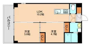庭園レジデンス西館【402号室】の間取り