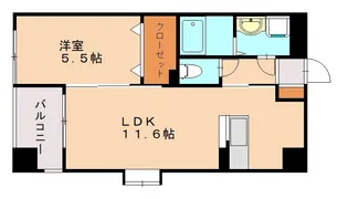 福岡県福岡市南区向野2丁目【マンション】の間取り