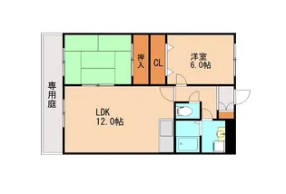 福岡県那珂川市仲3丁目【マンション】の間取り