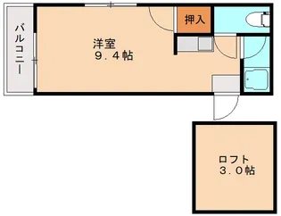 shinotsuki(シノツキ)【2階】の間取り