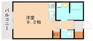 エルメゾン若久【2階】の間取り