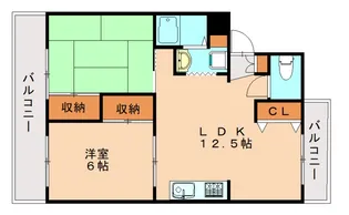 福岡県福岡市南区老司3丁目【マンション】の間取り