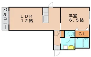 福岡県福岡市博多区那珂3丁目【アパート】の間取り