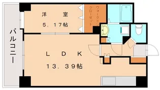 クリエート高宮【2階】の間取り