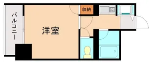 ダイナコート大橋レジックス【503号室】の間取り