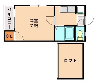 メゾンドノーブル壱番館【2階】の間取り