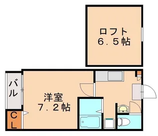 メゾンド井尻【1階】の間取り