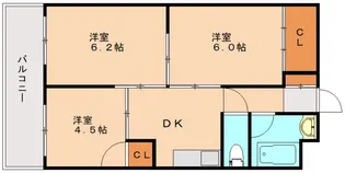 富士ビルⅠ【503号室】の間取り