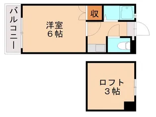 レジデンス若久通り【202号室】の間取り