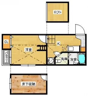 コンフォートベネフィス大橋4【102号室】の間取り