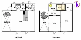 カーサ・デ・武士【1号室】の間取り