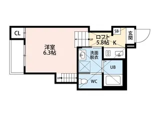 Repulse【2階】の間取り