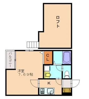 カストル【1階】の間取り