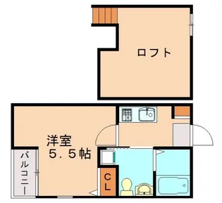 VITESSE高宮【205号室】の間取り