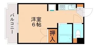 メゾンドやまと高宮【107号室】の間取り