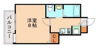 ラルジュ大橋【505号室】の間取り