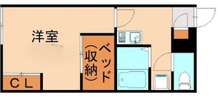 レオパレスK南片江【2階】の間取り