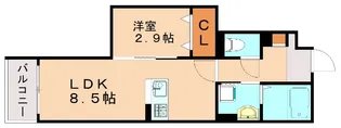 光陽マンション別府【303号室】の間取り
