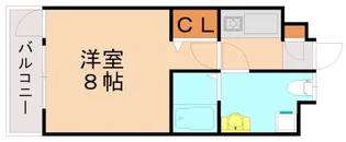 大産スカイマンション平尾【501号室】の間取り