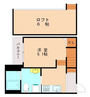 フェリーチェ井尻【1階】の間取り