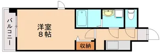 S-RESIDENCE大橋FLUSS【4階】の間取り