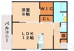 コンフォート福大前【102号室】の間取り