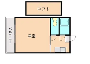ハーベスト博多南【1階】の間取り