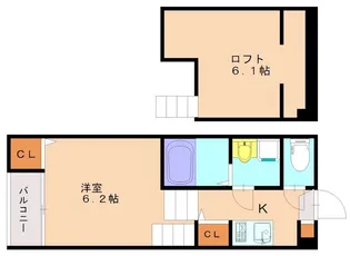 カームネスkiki【2階】の間取り