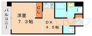 ピュアドーム高宮イースト【201号室】の間取り