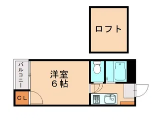インクスポット博多南【1階】の間取り