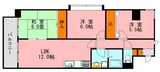 グランディ野間【9階】の間取り