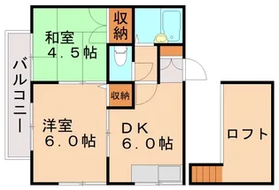 MHハウスⅡ【202号室】の間取り