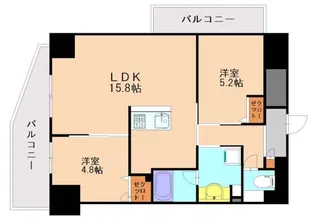 Palais Felicia(パレフェリシア)【3階】の間取り