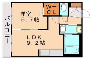 シャーメゾン笹原【105号室】の間取り