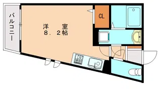 G-Smart竹下【1階】の間取り