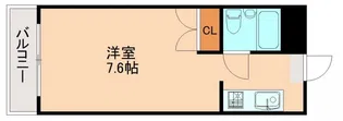 CROSS VILLA KASUGA【403号室】の間取り
