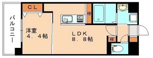 レトワール清水【5階】の間取り