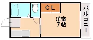 サザンハイツ春日【205号室】の間取り