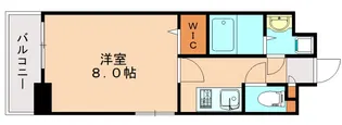 ヴィッラ アプリーレ 西新南【5階】の間取り