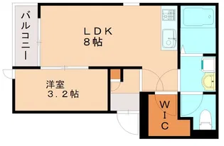 レガレストエスケイ清水【3階】の間取り