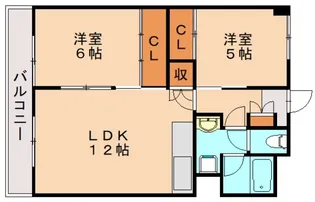 第一高見ビル【2階】の間取り