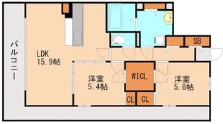 KingsPark キングスパーク【103号室】の間取り