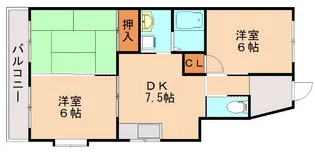 グリーンハイツ【101号室】の間取り