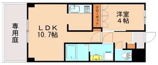福岡県飯塚市下三緒【アパート】の間取り
