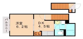 ハイツ雅【2階】の間取り